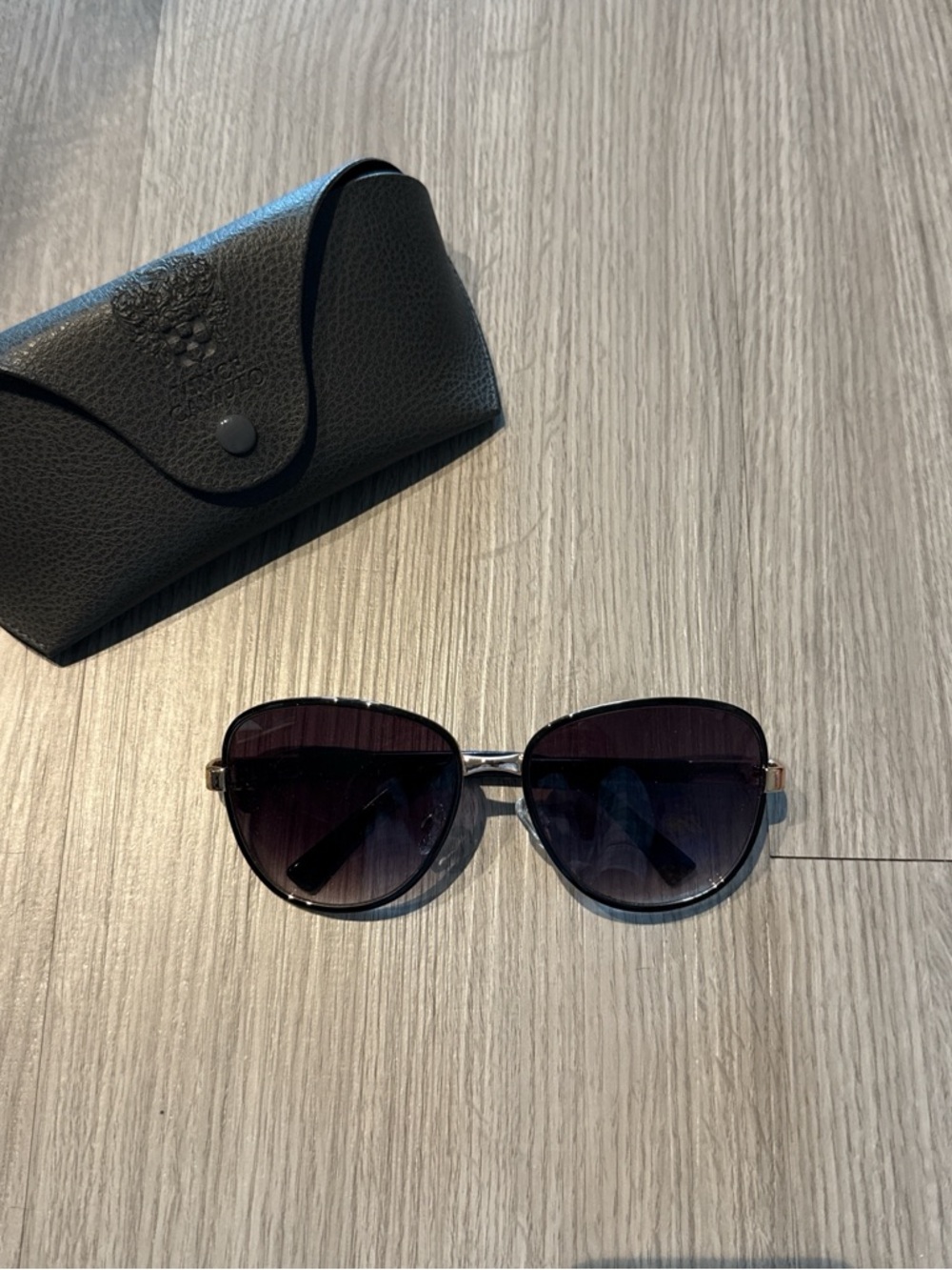 Vince Cabuto Women’s Black Sunglasses with Matching Case
